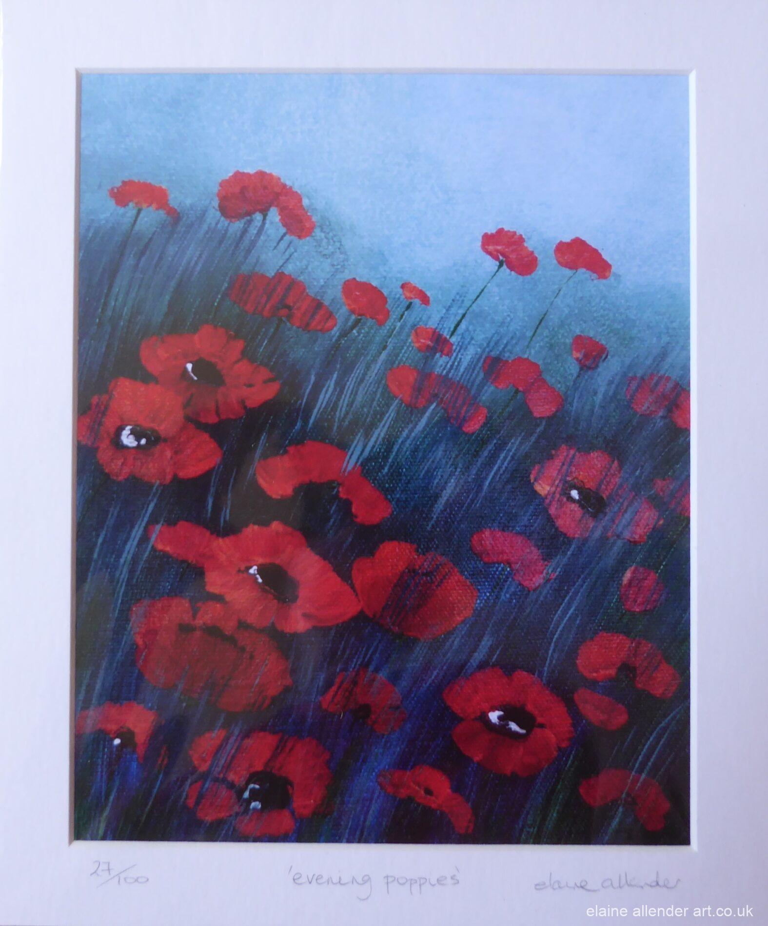 Evening Poppies
